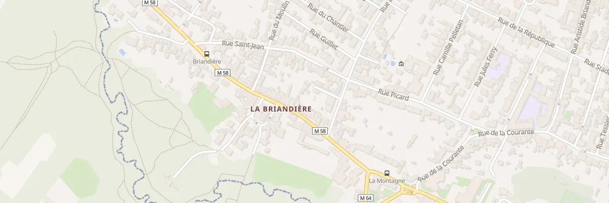 Plan du 32 Rue de la Briandière à La Montagne