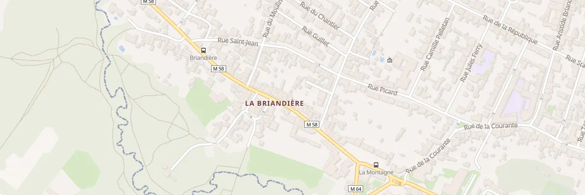 Plan du 34 Rue de la Briandière à La Montagne