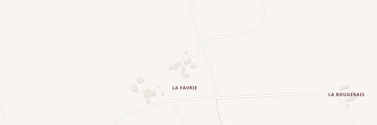 Plan du 5037 La Favrie à Trémeheuc