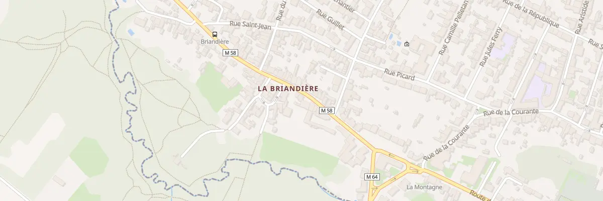 Plan du 31 Rue de la Briandière à La Montagne