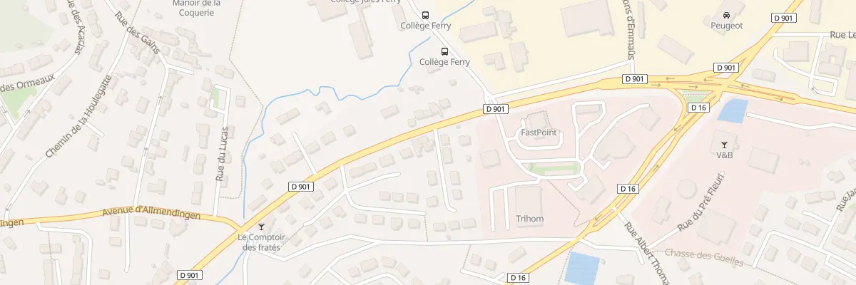 Plan du 113 Rue Marcel Sembat à Cherbourg-en-Cotentin
