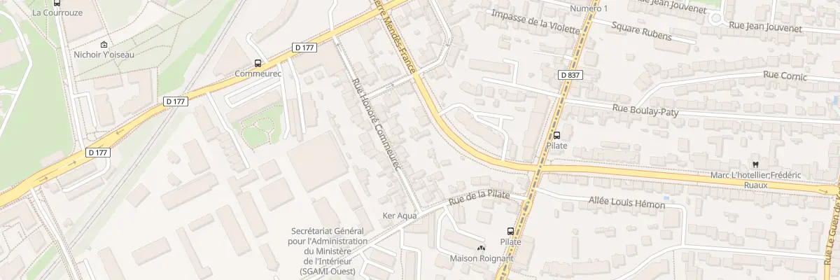 Plan du 19 Rue Honoré Commeurec à Saint-Jacques-de-la-Lande