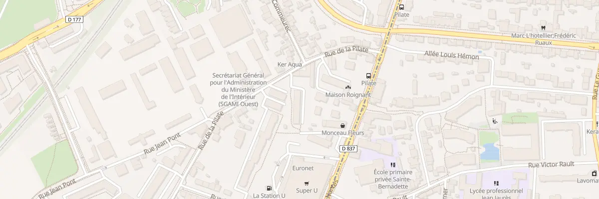 Plan du 13B Rue de la Pilate à Saint-Jacques-de-la-Lande