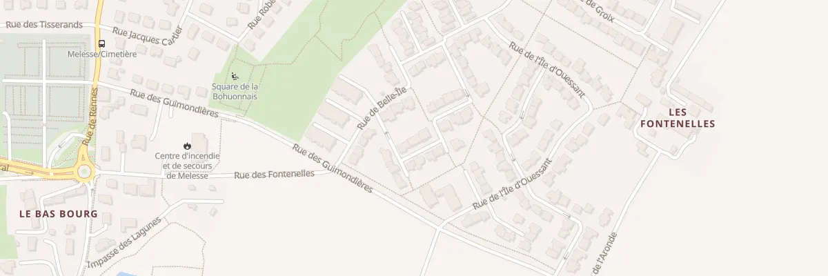 Plan du 3 Rue de Cézembre à Melesse