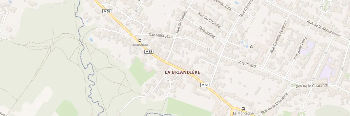 Plan du 50 Rue de la Briandière à La Montagne
