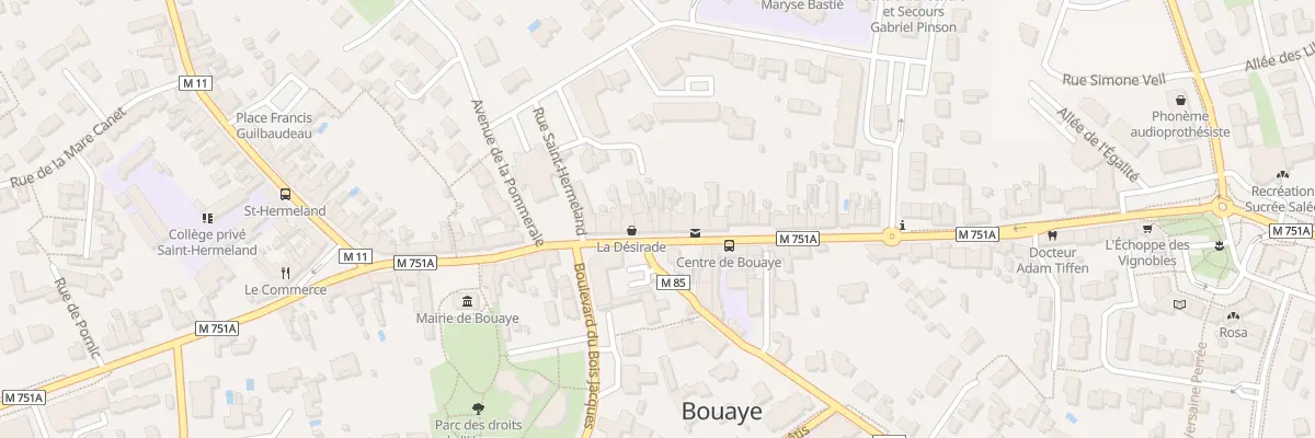 Plan du 12 Rue de Nantes à Bouaye