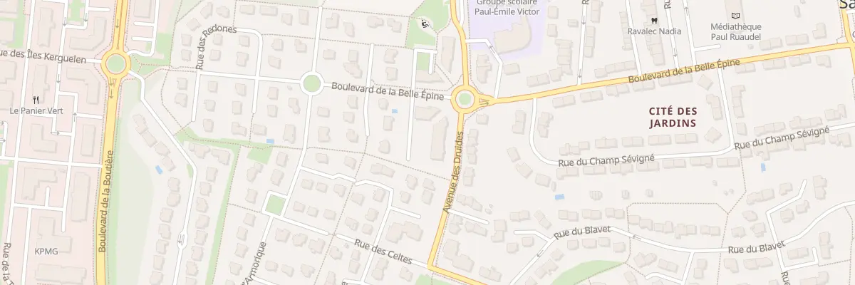 Plan du 39 Bd de la Belle Epine à Saint-Grégoire