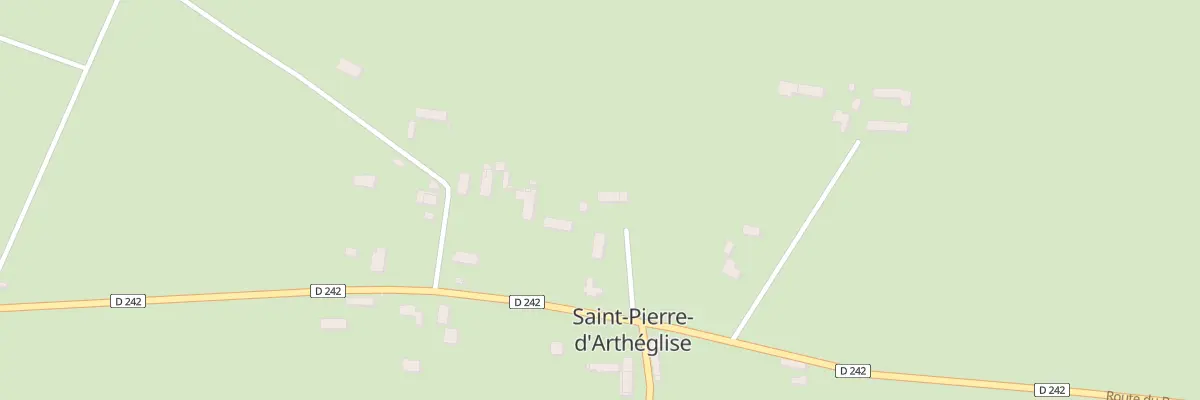 Plan du 33 Rte du Bourg à Saint-Pierre-d’Arthéglise