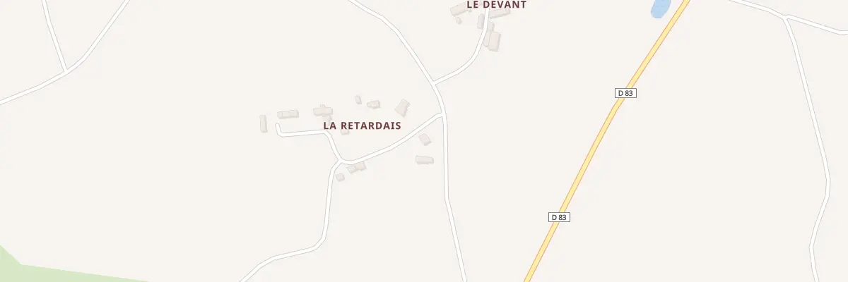 Plan du 9001 La Retardais à Miniac-Morvan