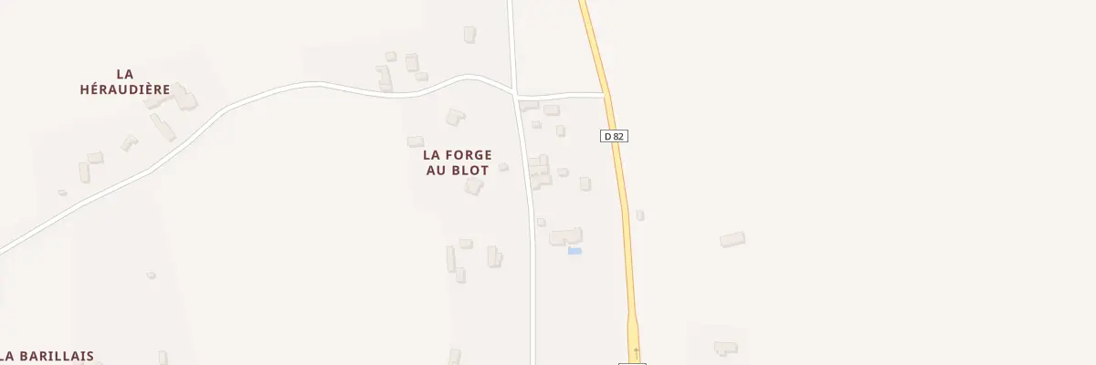 Plan du 4 La Forge au Blot à Melesse