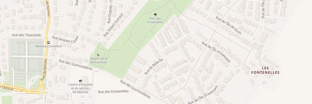 Plan du 9 Rue de Belle Ile à Melesse