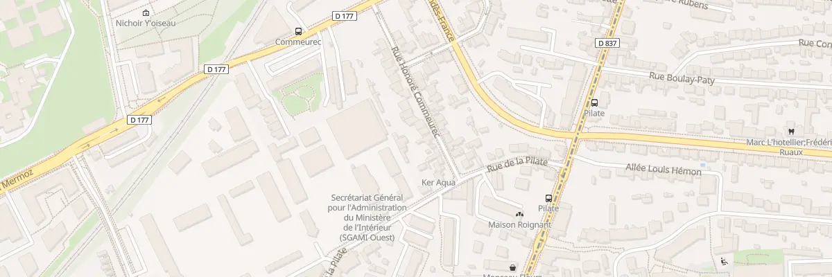 Plan du 26 Rue Honoré Commeurec à Saint-Jacques-de-la-Lande