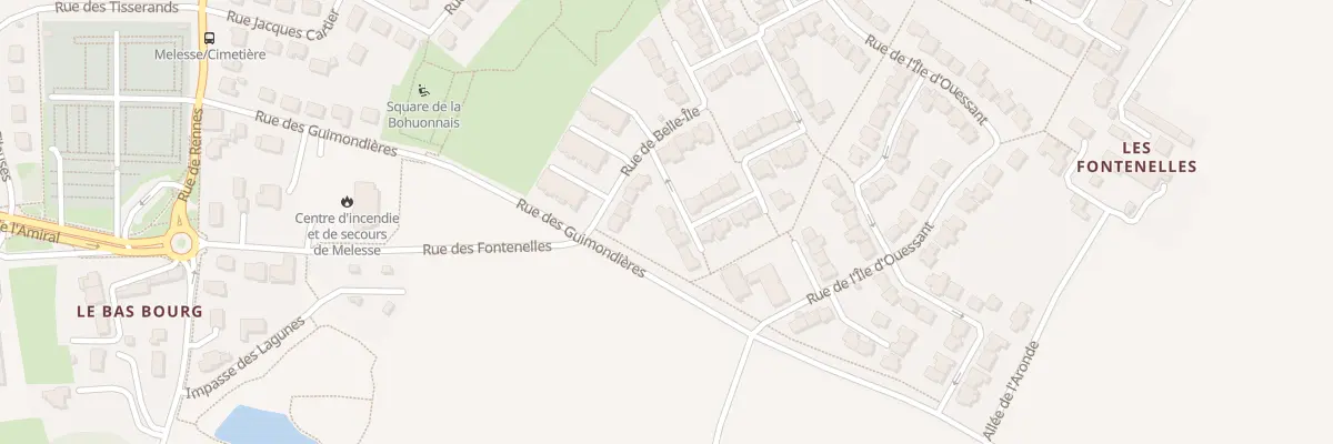 Plan du 2 Rue de Cézembre à Melesse