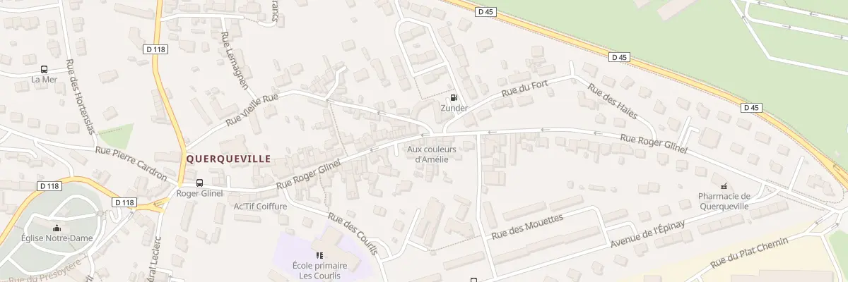 Plan du 56 Rue Roger Glinel Querquevil à Cherbourg-en-Cotentin
