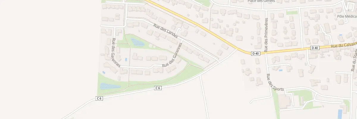 Plan du 1 Rue des Garennes à Maché