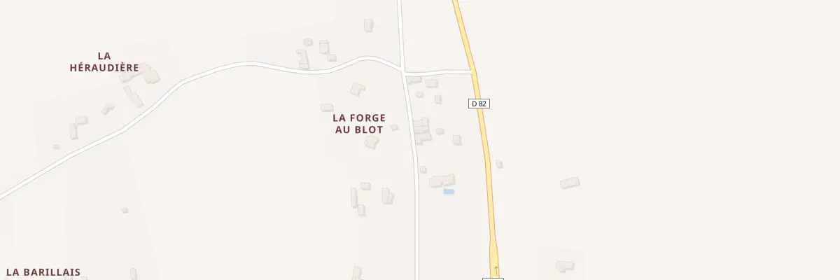 Plan du 6 La Forge au Blot à Melesse