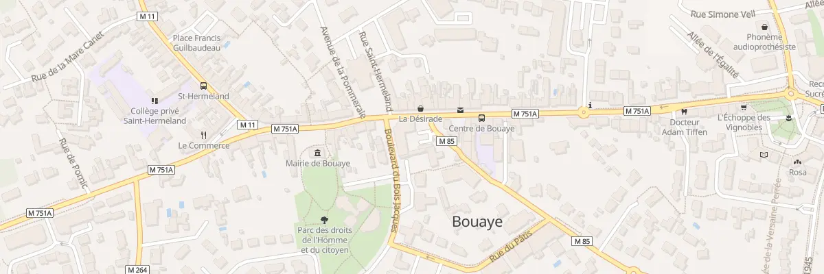 Plan du 1 Rue de Nantes à Bouaye