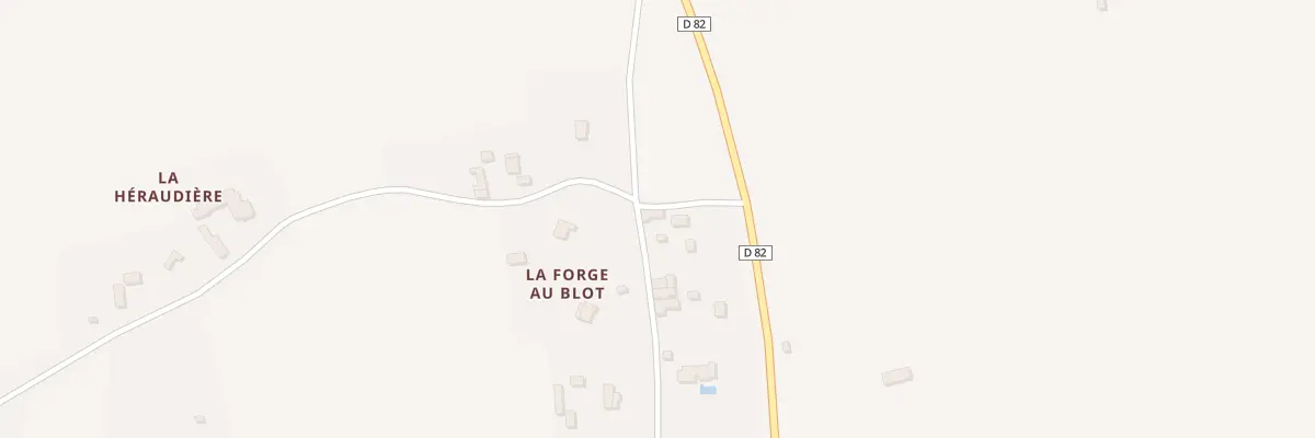 Plan du 12 La Forge au Blot à Melesse