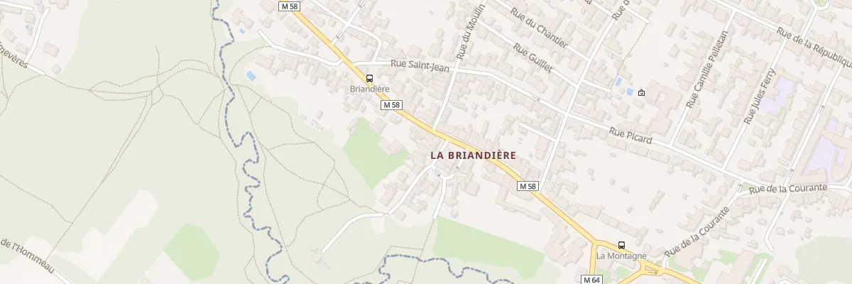 Plan du 43 Rue de la Briandière à La Montagne