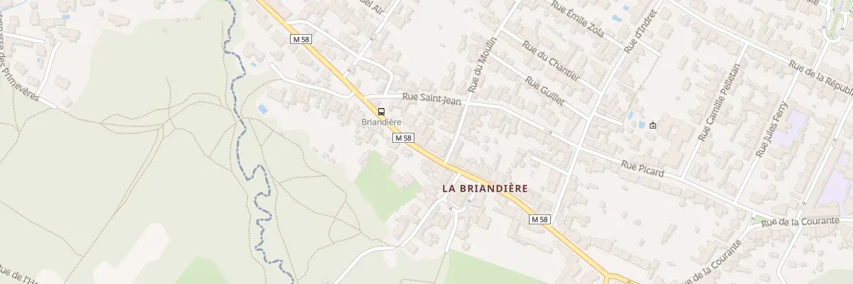 Plan du 58 Rue de la Briandière à La Montagne