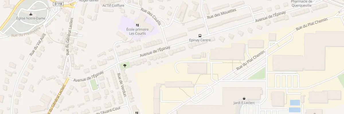 Plan du 26 Av de l’Epinay à Cherbourg-en-Cotentin