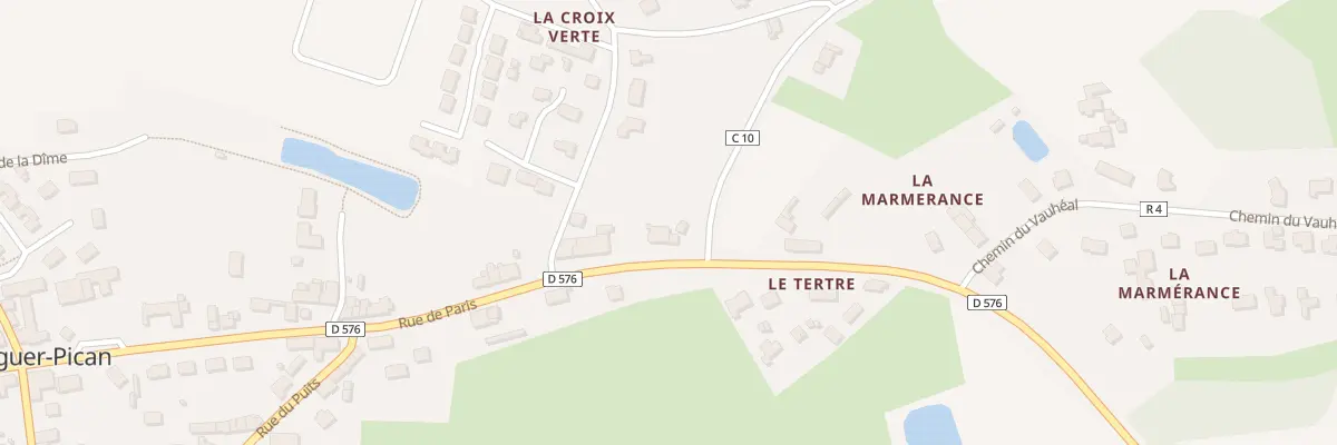 Plan du 51 Rue de Paris à Baguer-Pican