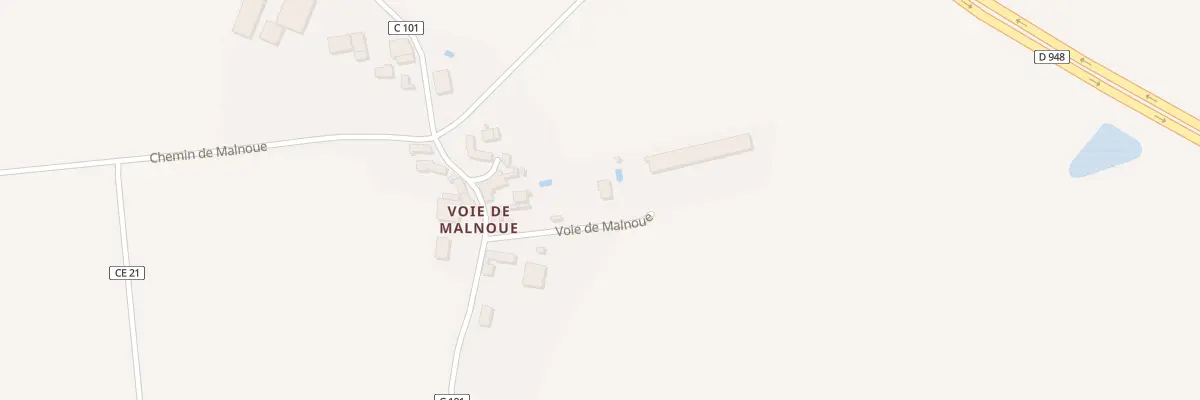 Plan du 10 Malnoue à Maché