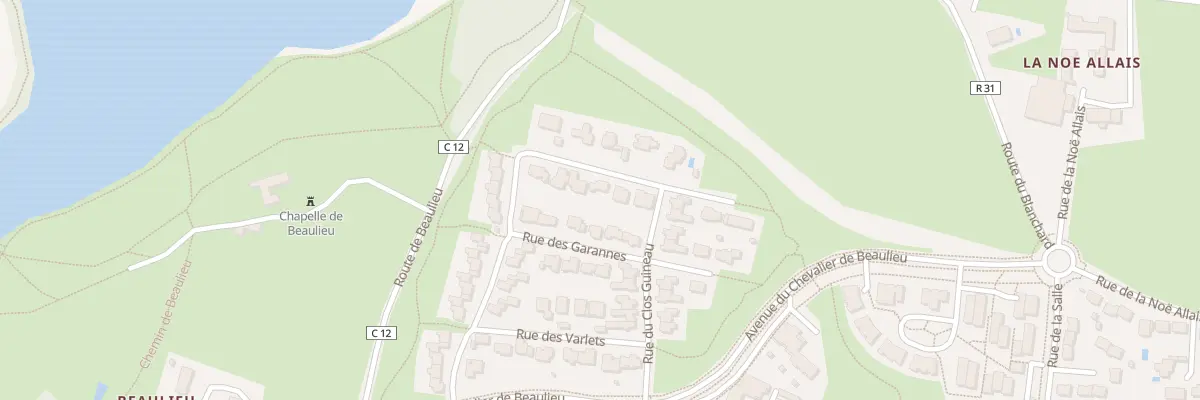 Plan du 20 Rue du Clos Guineau à Couëron