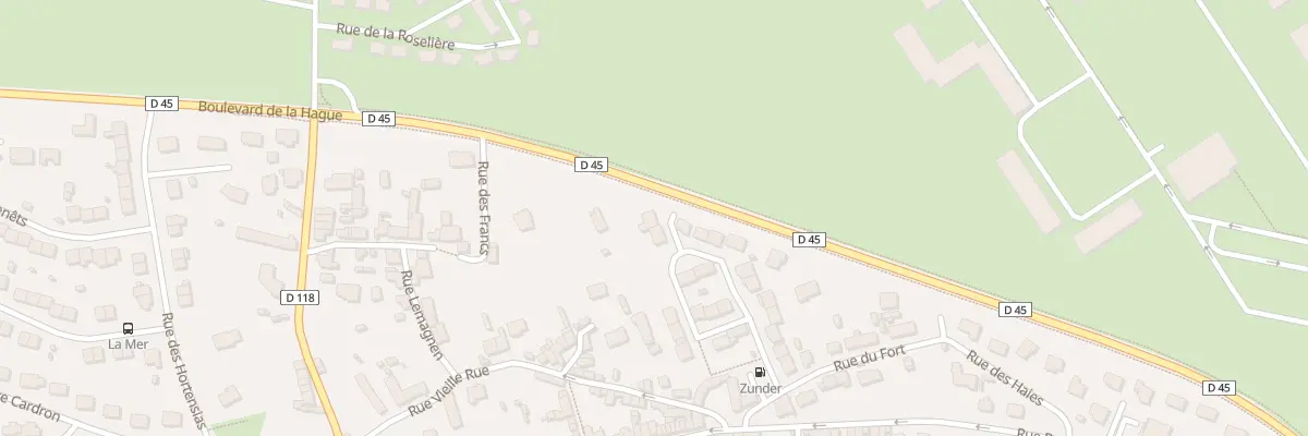 Plan du 23 Rue Rocambole à Cherbourg-en-Cotentin