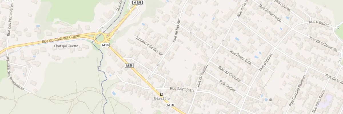 Plan du 23 Rue de Bel Air à La Montagne