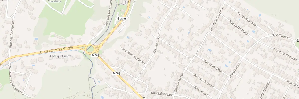 Plan du 20 Rue de Bel Air à La Montagne
