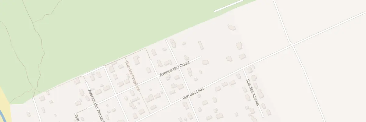 Plan du 21 Av de l’Ouest - Denneville à Port-Bail-sur-Mer