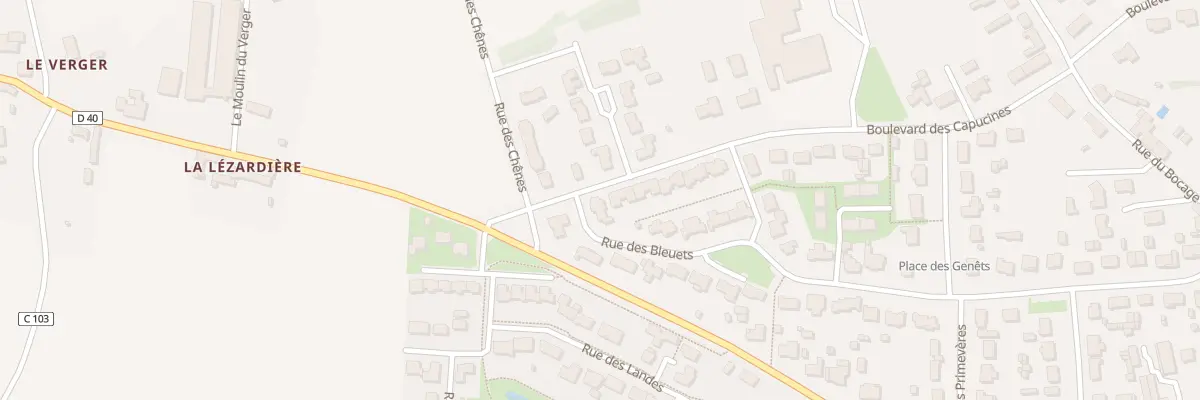 Plan du 32 Rue des bleuets à Maché
