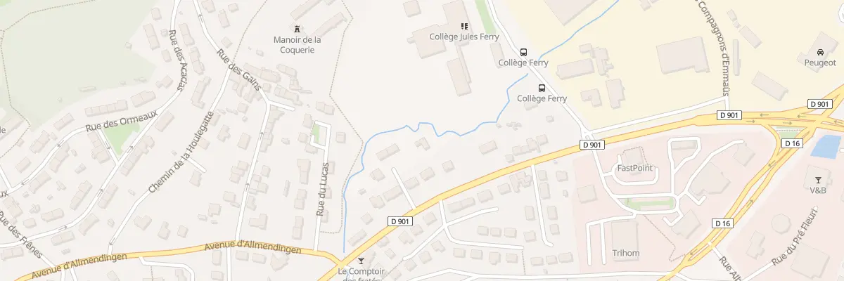 Plan du 160 Rue Marcel Sembat à Cherbourg-en-Cotentin