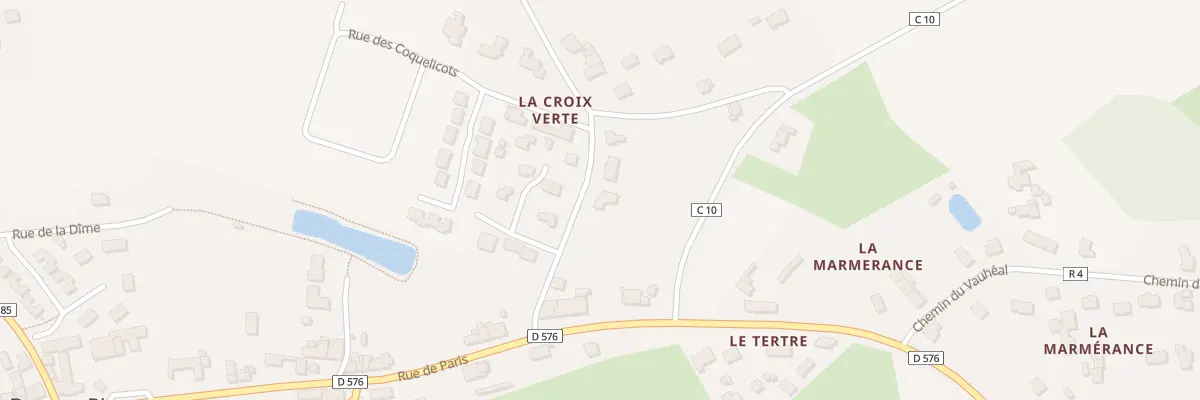Plan du 3 Le Champ Jarry à Baguer-Pican