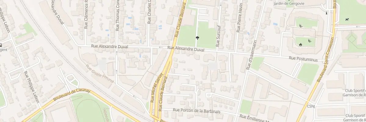 Plan du 21A Rue Alexandre Duval à Rennes