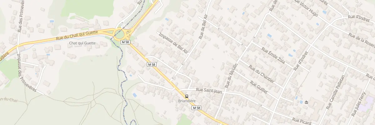Plan du 25 Rue de Bel Air à La Montagne