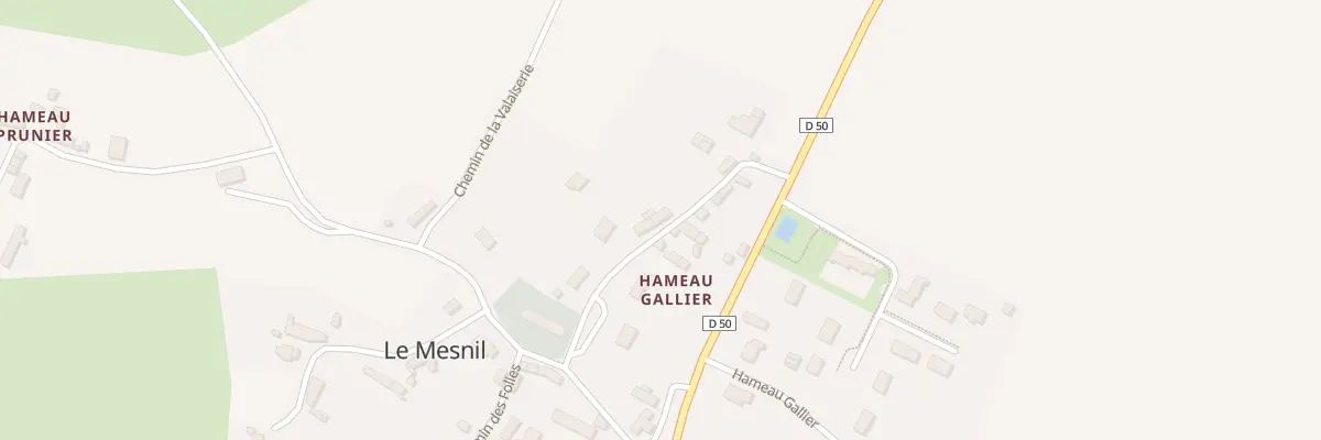 Plan du 11 Hameau Gallier au Mesnil