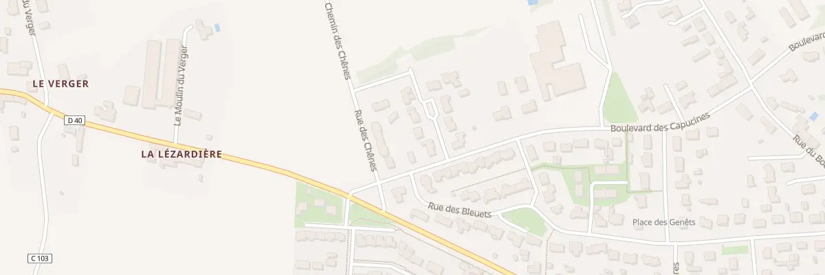 Plan du 3 Imp des Marronniers à Maché