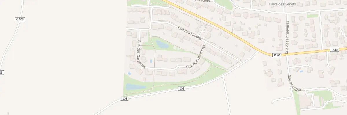 Plan du 6 Rue des Garennes à Maché