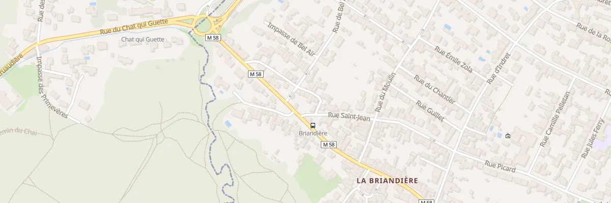Plan du 68 Rue de la Briandière à La Montagne