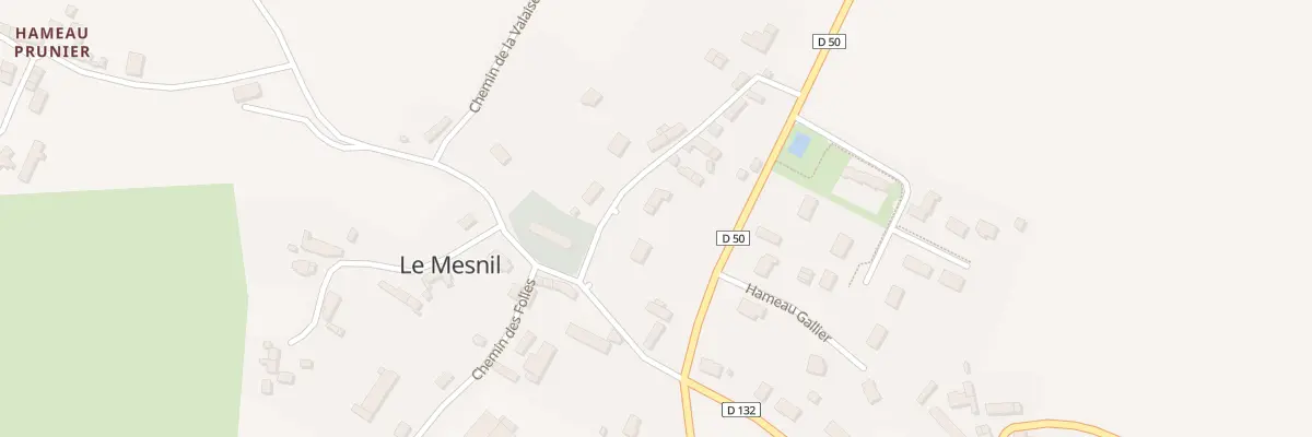 Plan du 8 Hameau Gallier au Mesnil