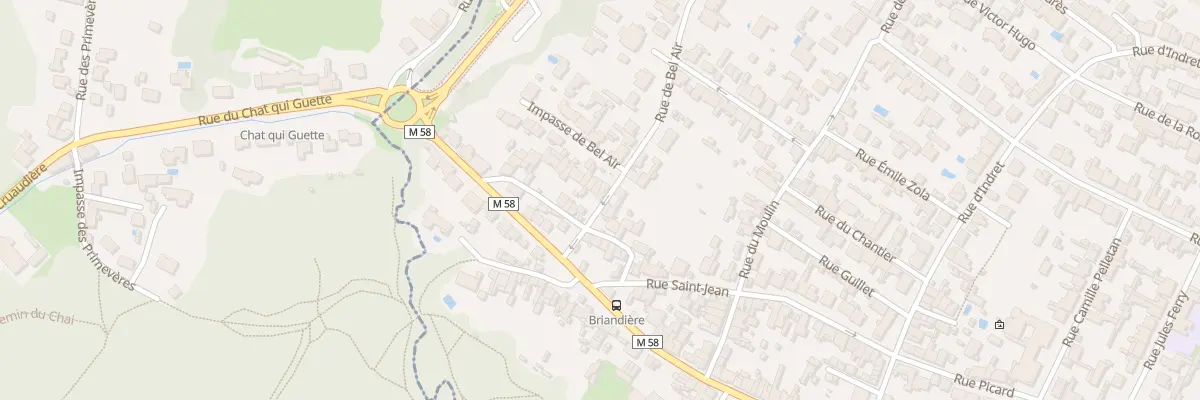 Plan du 30 Rue de Bel Air à La Montagne