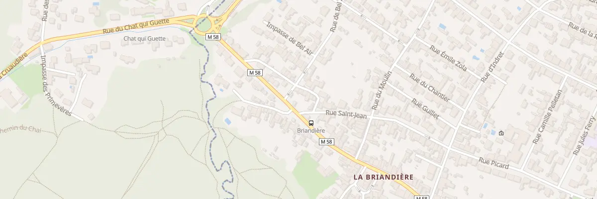 Plan du 70 Rue de la Briandière à La Montagne