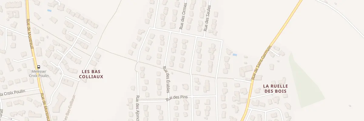 Plan du 8 Rue des Merisiers à Melesse