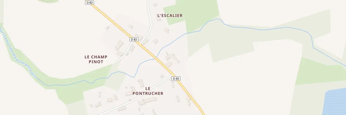 Plan du 71 Le Pontrucher à Dingé