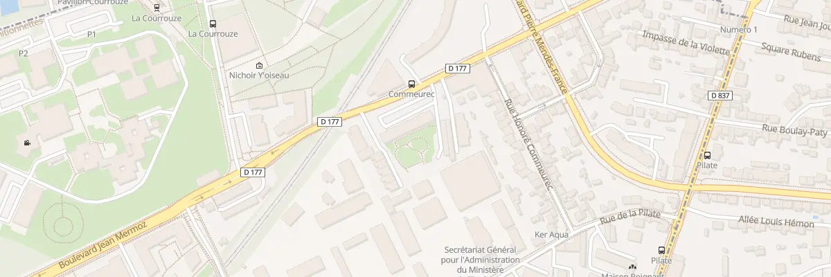 Plan du 59 Bd Jean Mermoz à Saint-Jacques-de-la-Lande