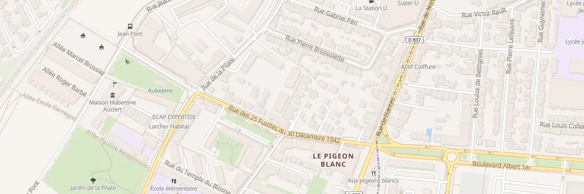 Plan du 6 All Aimée Gautier à Saint-Jacques-de-la-Lande