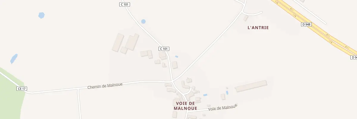 Plan du 18 Malnoue à Maché