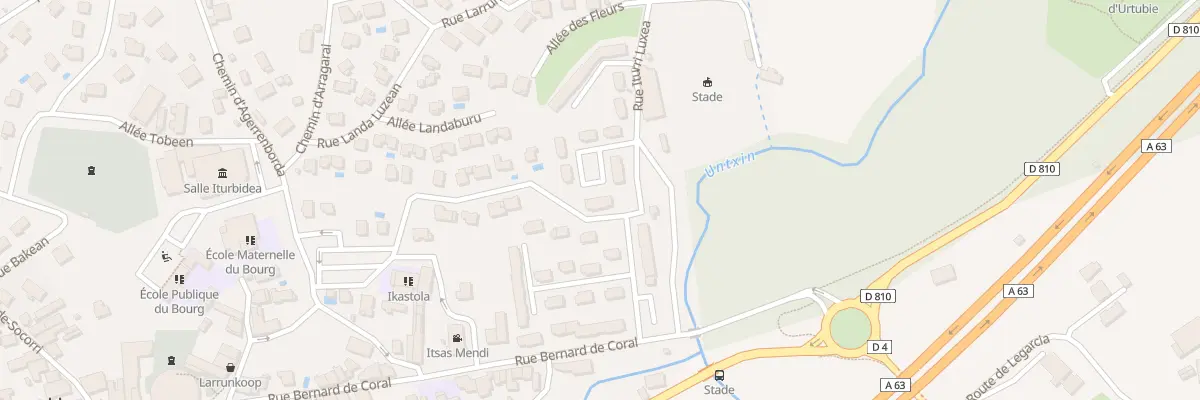 Plan du 6 Rue Mendi Alde à Urrugne